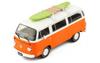 Ixo CLC302 Scale VW T2 Combi 1975 Orange with Whiteboard 1/43