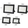 LED RGB Floodlight Reflector Outdoor Lighting AC 220 20W 30W 50W 100W IP66 Waterproof Outdoor RGB Spotlight Landscape Lighting for