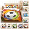 Home 3D Football Printing Duvet Cover Kids Children Bedding Microfiber Washable Hot Sale 120g Polyester Duvet Cover Set