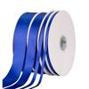 Used [New] [TEKDEERE] Double-sided satin ribbon Width 38mm Length 91M DIY hair ornament decoration material bouquet gift wrapping - Cobalt 0