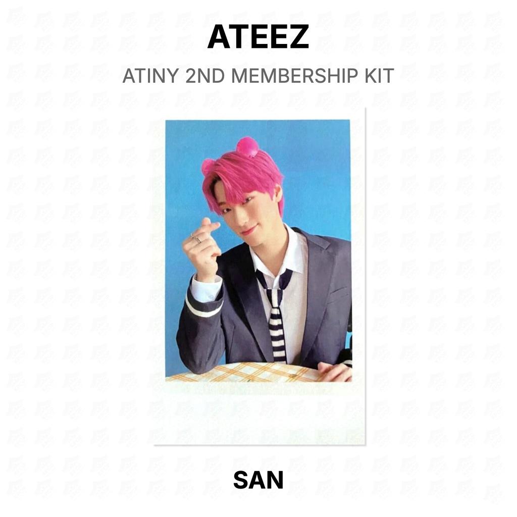 ATEEZ ATINY 2-й Набор Члена Клуба Официальная Фотокарточка