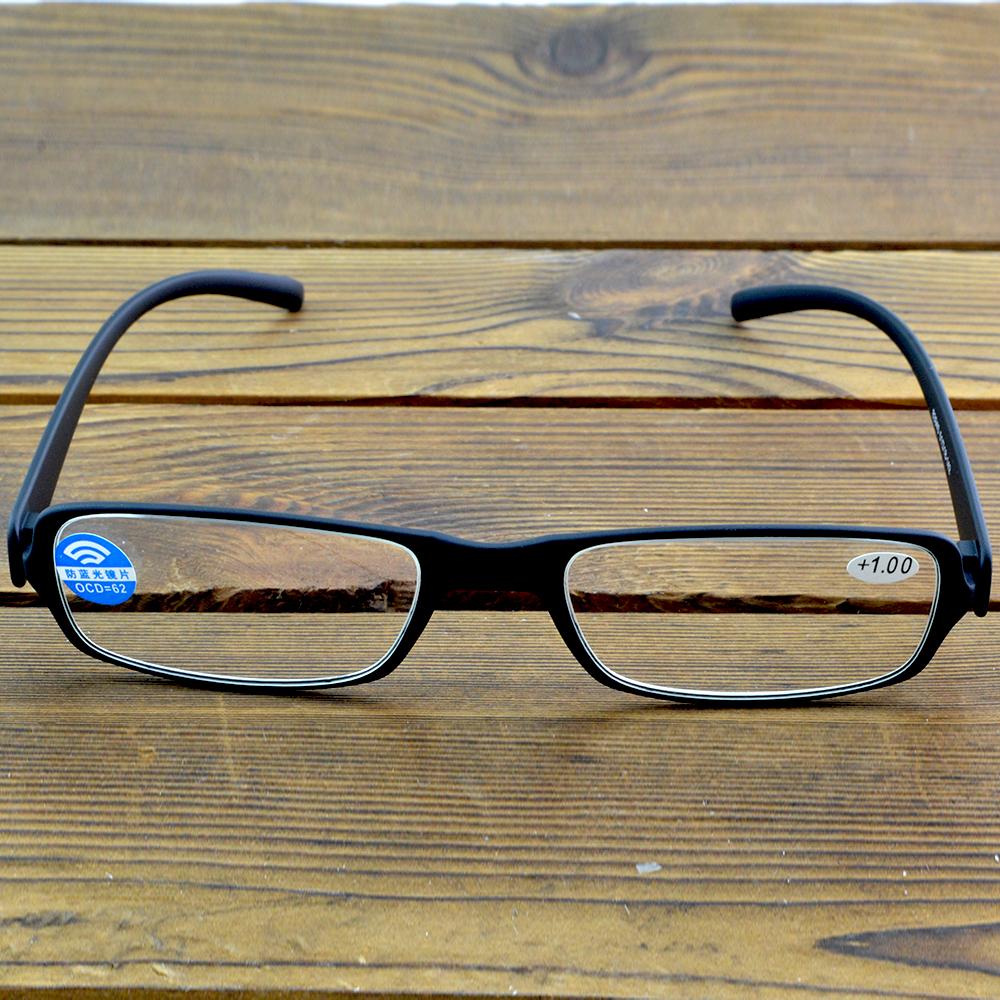 Очки для чтения унисекс с толстой квадратной оправой Clara Vida черного цвета +1 +1.5 +2 +2.5 +3 +3.5 +4
