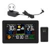 Weather Clock Large Color Screen Multifunction Weather Display Clock for Indoor Outdoor Temperature