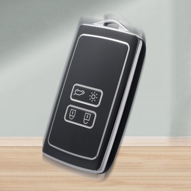 Новый чехол для ключей из ТПУ, брелок для Renault Koleos Captur Megane Clio Scenic Talisman Arkana для Dacia Sandero, аксессуары для карт