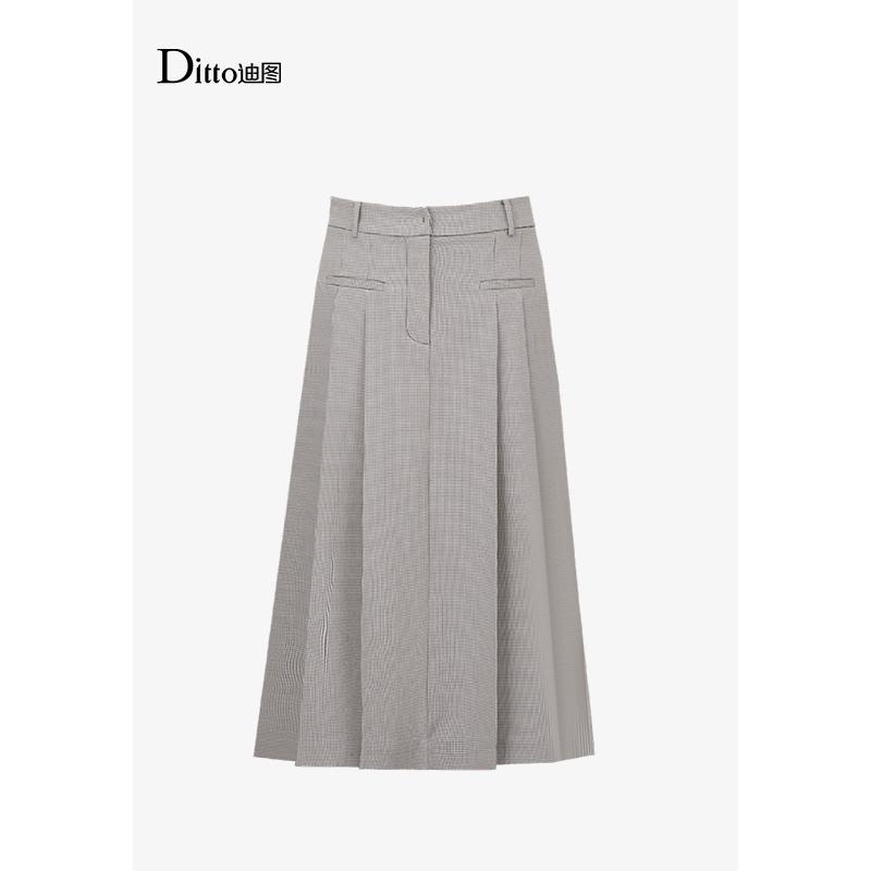 Ditu British College Style Pleated Skirt