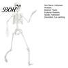 Halloween Skeleton Decoration 3ft Life Size Skeleton, Full Body Posable Plastic Prop, Realistic Adjustable Figurine Human Bones Model for Yard