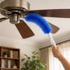 2pcs Bendable Dusting Brush: 40 cm Washable Microfiber Head - Reusable Bendable Design Fan Cleaner for Ceiling Fans Blinds Air Vents Curtains Home