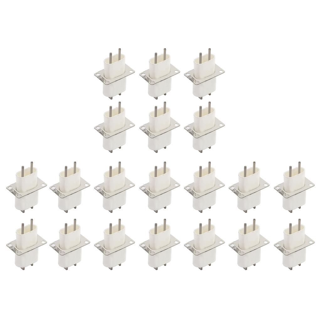 Упаковка из 20 штук Магнетронные штыревые разъемы для микроволновой печи Запасные части Набор для ремонта микроволновой печи Магнетронный штекер для микроволновой печи