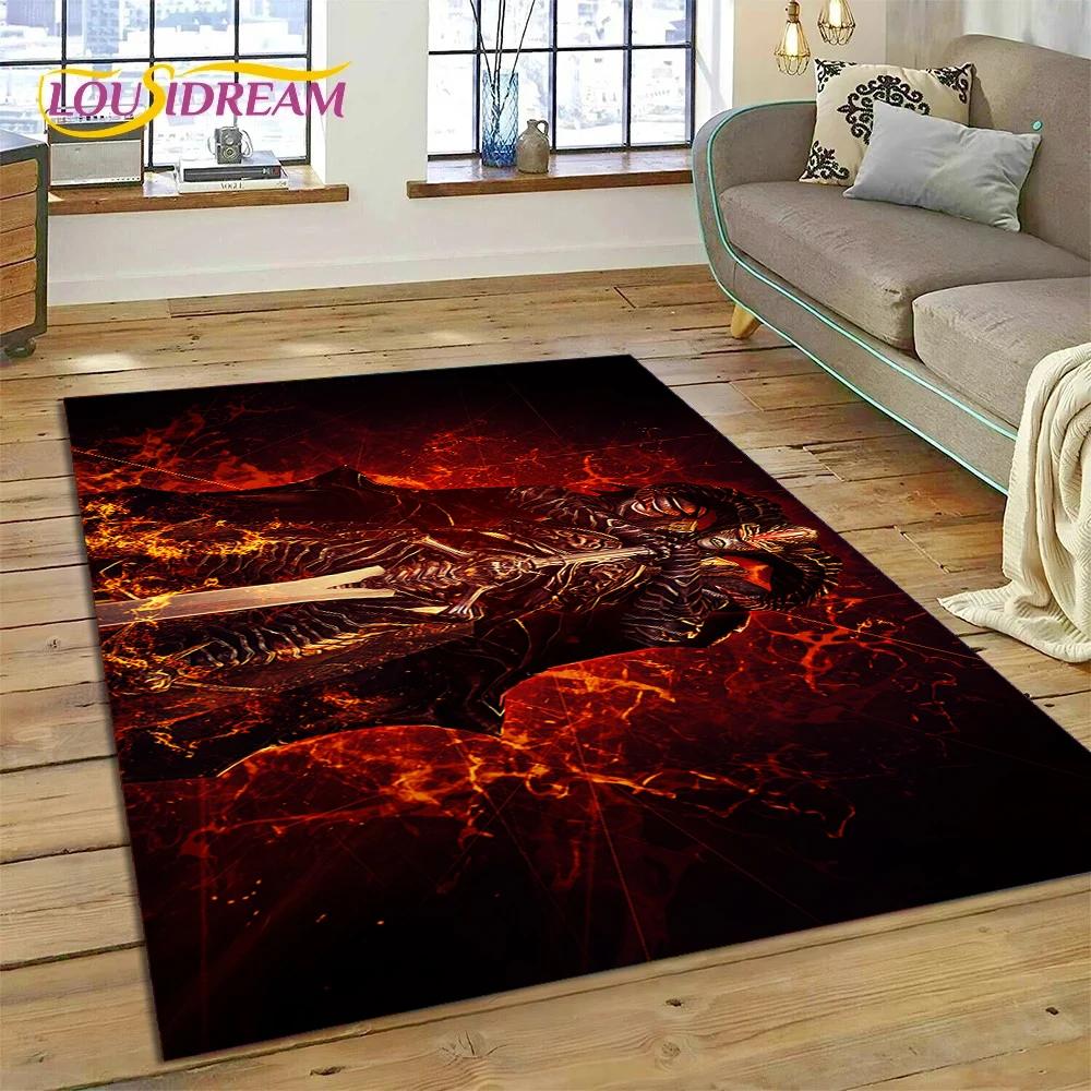 DMC Game 3D D-Devil May Cry Cartoon Carpet Rug for Bedroom Living Room Home Sofa Decoration,Children Game Large Decor Floor Mat