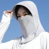 1 шт. защитная маска для лица простая интегрированная всеобъемлющая дышащая наружная солнцезащитная шапка для защиты шеи вискозная нить