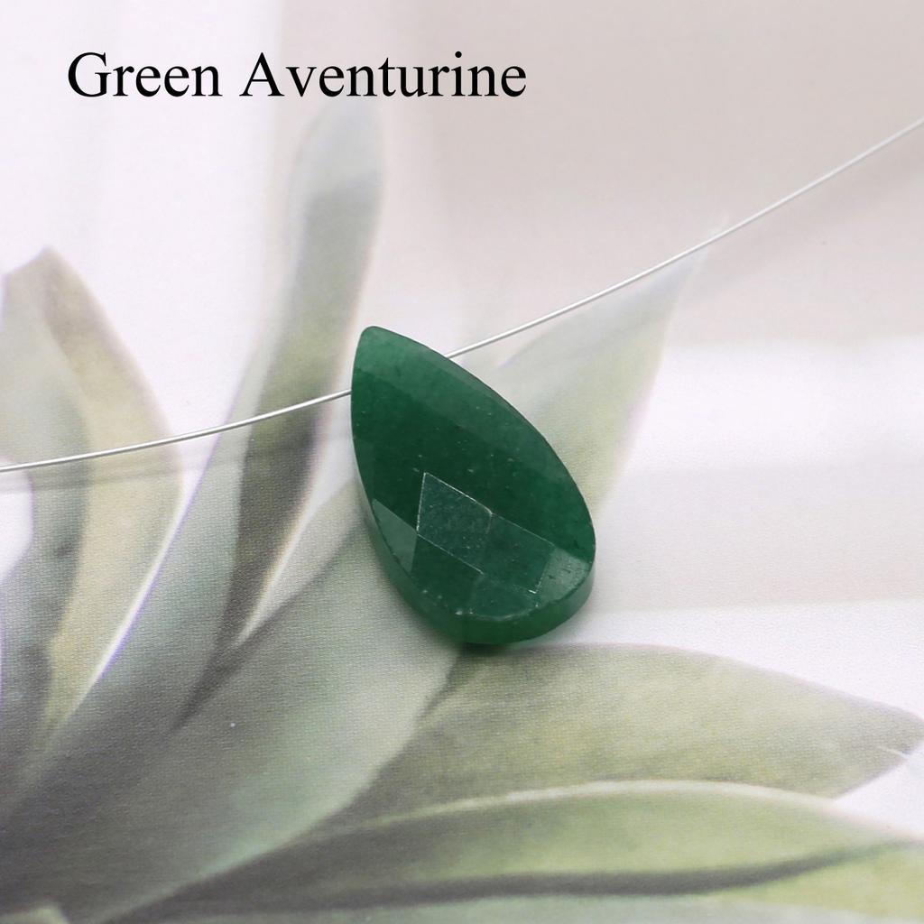 1Pc, Reiki Healing Crystal Energy Gemstone Charms, Faceted Natural Stone Drop Pendant for Women Men, DIY Halloween Christmas Necklace Accessories