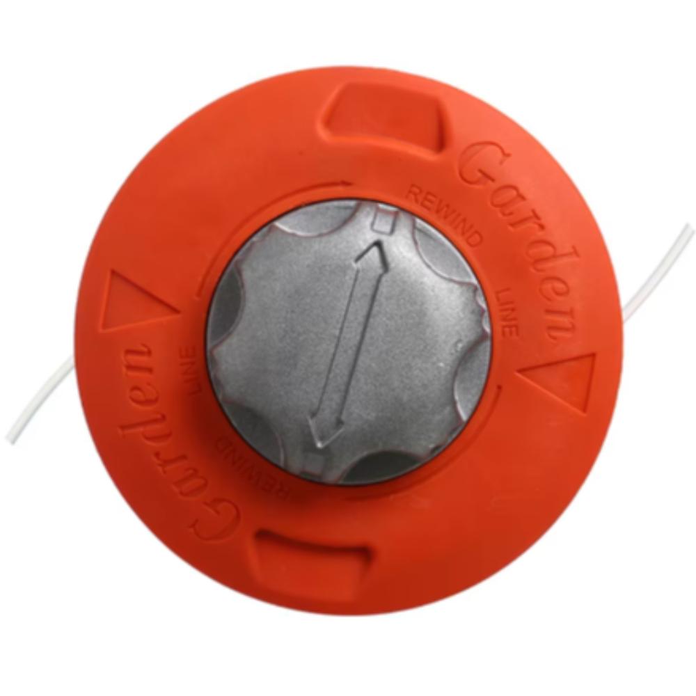 Головка триммера для травы M10, алюминиевая косилка, ударная катушка, прочная головка для газонокосилки, аксессуары для кусторезов