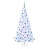 Artificial Christmas Tree White 180 cm PVC and Steel