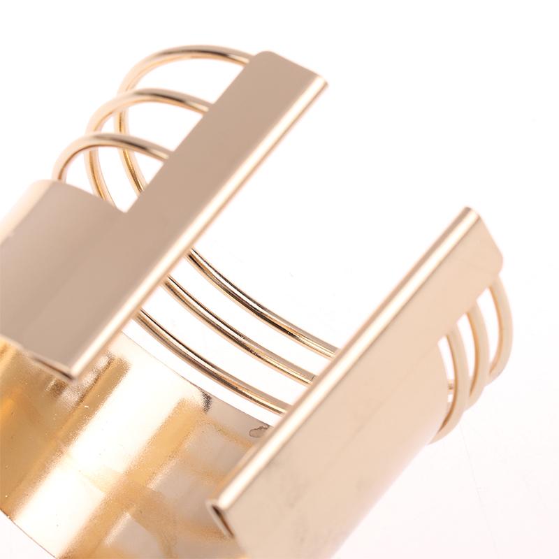 Chunky Wide Metal Bracelets For Women Open Cuff Exaggerated Cuff Bangles Trend Charm Arm Jewelry Gifts