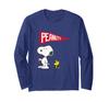 Peanuts Snoopy Woodstock Flag Long Sleeve & T-Shirt