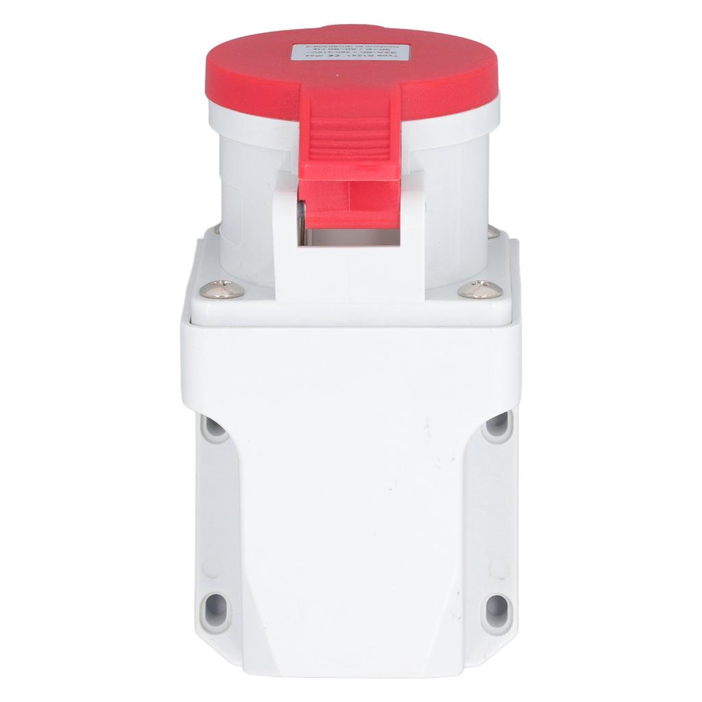 Промышленный разъем электрический 4-контактный 32А 3P+E IP44 водонепроницаемый пыленепроницаемый 380-415В розетка для поверхностного монтажа