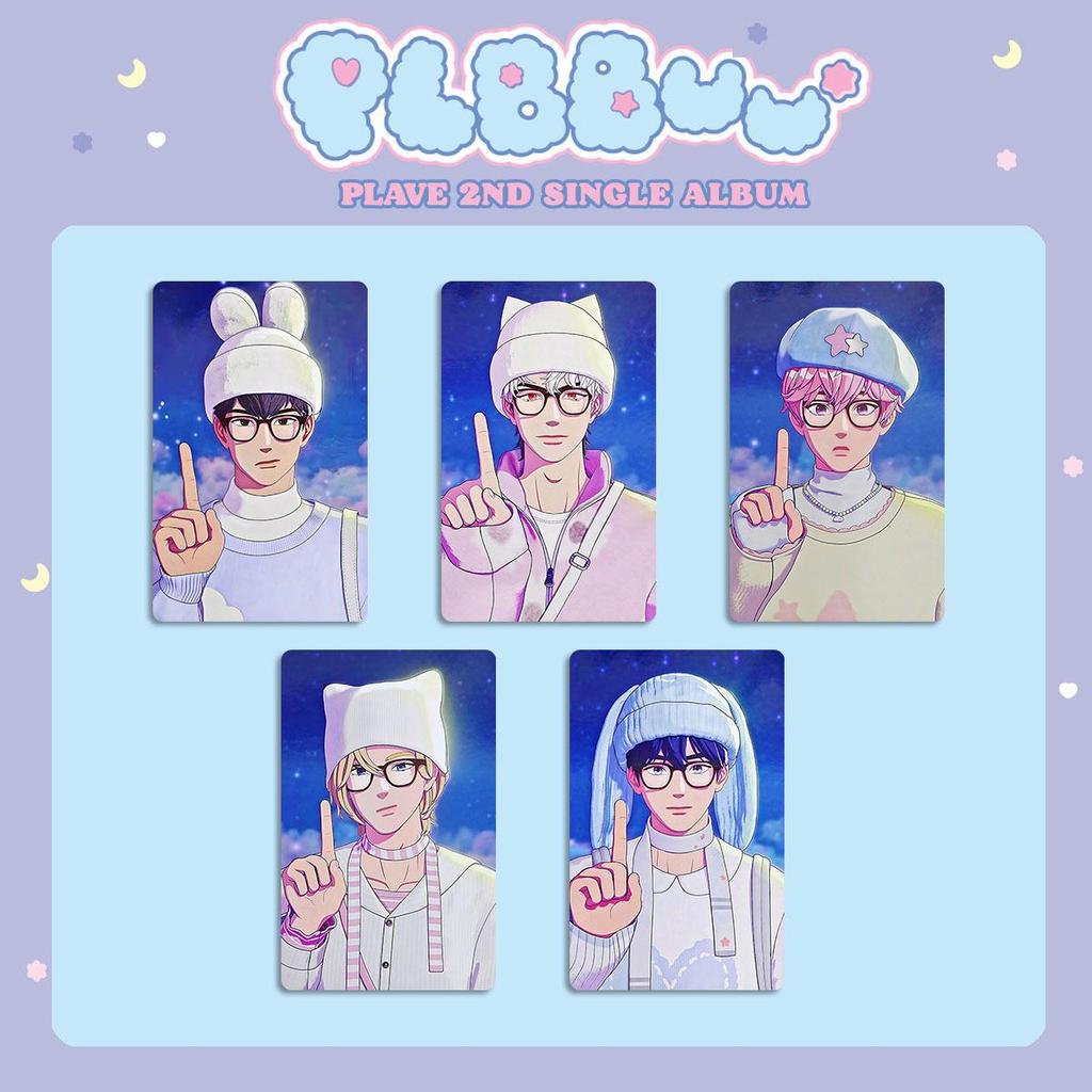 Фотокарточка из мерча альбома группы PLAVE PLBBUU с бонусной фотокарточкой от WHOS FAN SHOP Бонус WFS