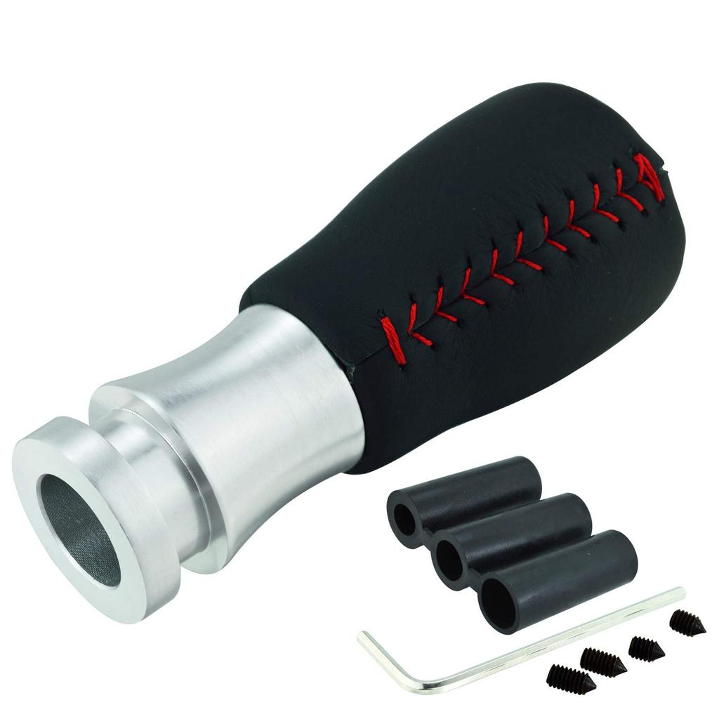 Lunsom PU Ручка переключения передач Автомобиль 5-ступенчатая ручка переключения передач Общий Авто Ручной Автомобиль (Красная строчка)