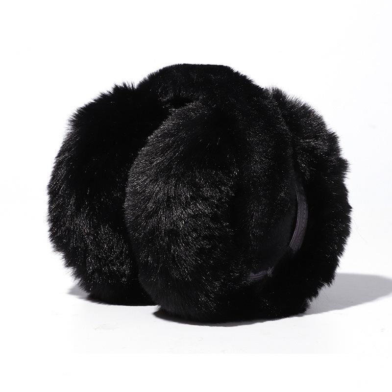 Складные зимние плюшевые наушники для мужчин и женщин — однотонные, антифриз, идеально подходят для верховой езды и студентов