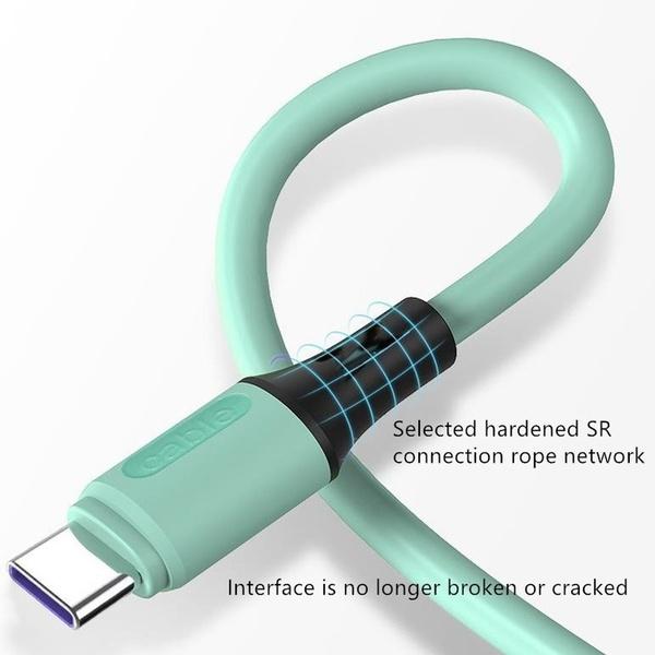 1 шт. новый жидкий 3A USB-кабель для зарядки и передачи данных кабель для быстрой зарядки