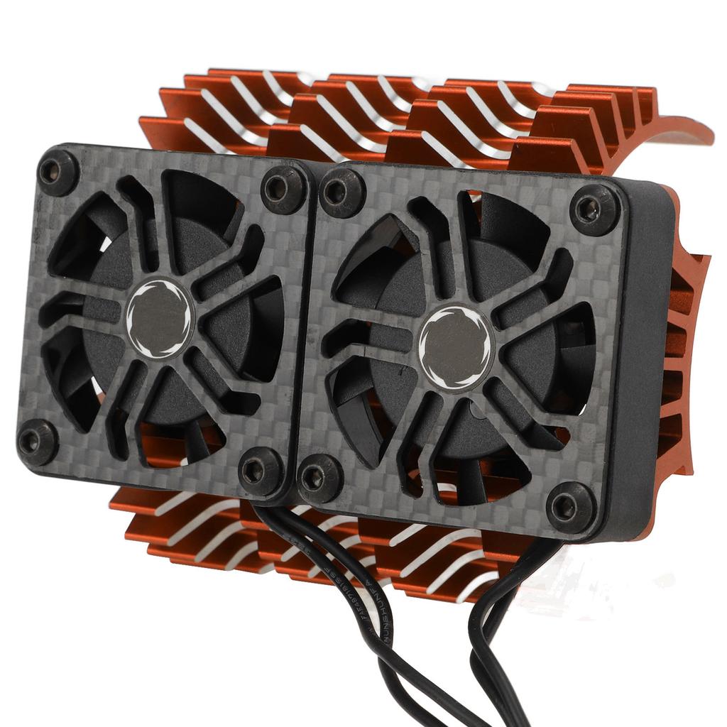 555658мм Бесщеточный Мотор Охлаждающий Вентилятор Двойной Вентилятор Мотор Радиатор для 15 Машины на Радиоуправлении