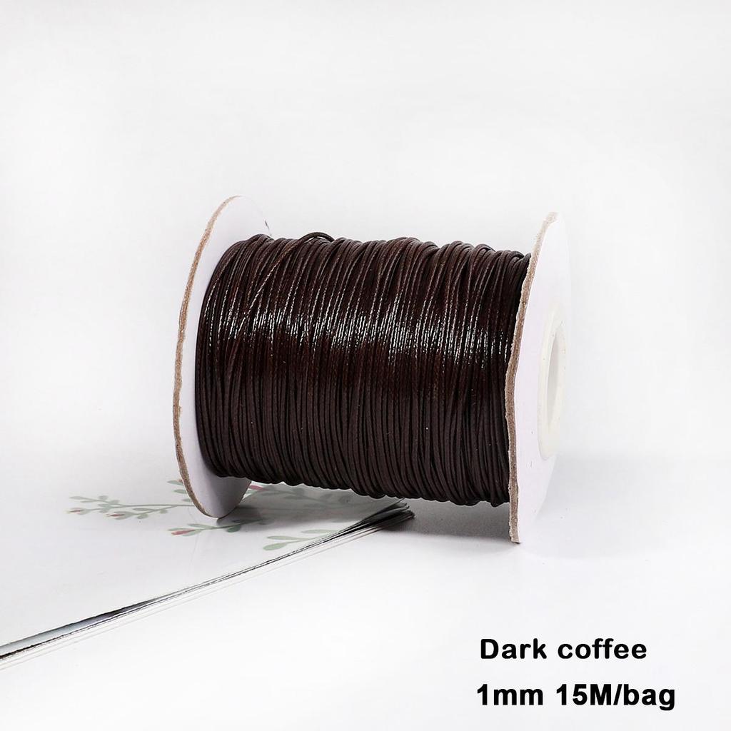 Разноцветные вощеные хлопковые шнуры для макраме, ювелирные бусины, изготовление ювелирных изделий своими руками