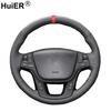 For Kia Sorento 2009-2014 Cadenza K7 2015 Hand Sewing Car Steering Wheel Cover