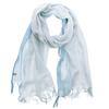 Orimu Imabari Gradient Blue X Standard Size Scarf, Women's, Gray,