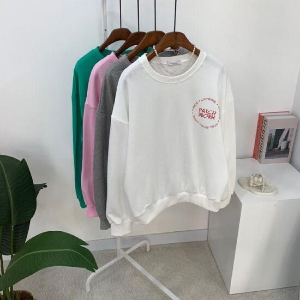 C S In The Room Long Sleeve SweatShirt With letterIng baCk prInt 4 ColorS