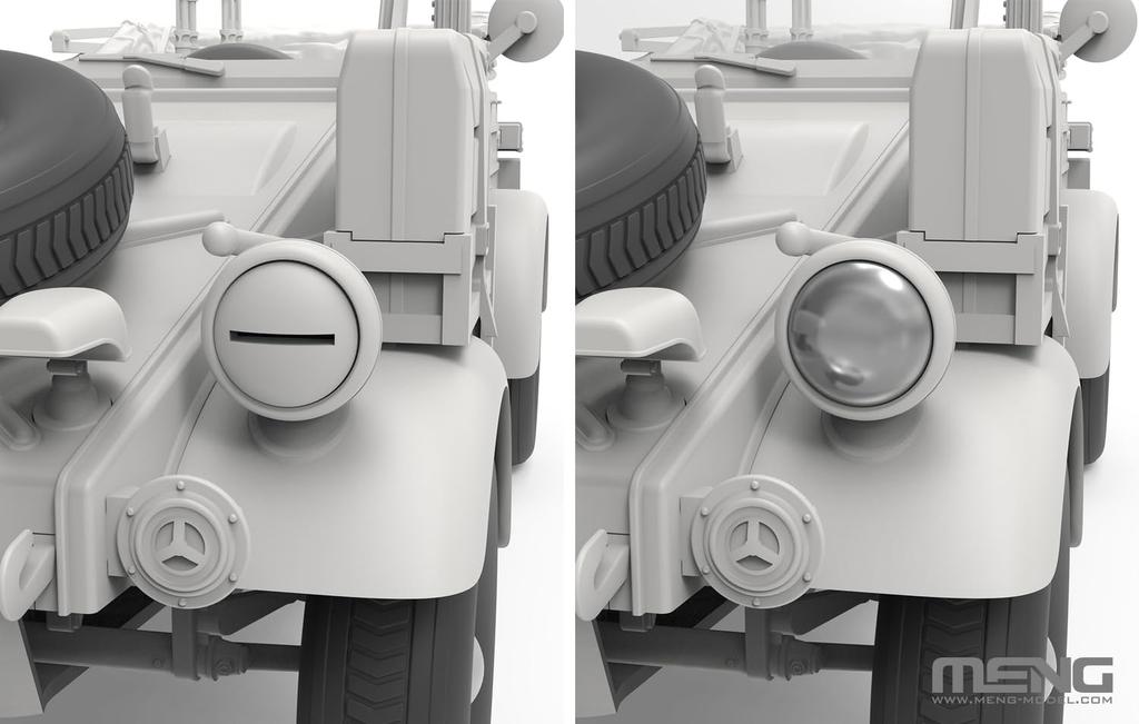 GSI Creos Monmodel German Kubelwagen Type 82 North African Specification Plastic Model Kit MVS015 1/35 Pkw.K1