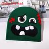Knit Hat For Outdoor Casual Warmth With Expression Design For Fall Winter