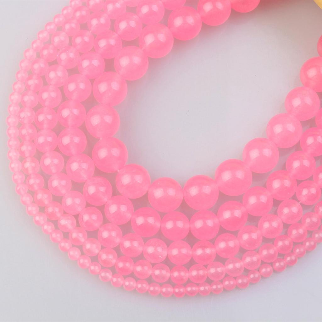 Красочные бусины из халцедона и нефрита для изготовления украшений и браслетов своими руками