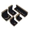 High end velvet iron box jewelry box, gold jewelry jade gift ring box, necklace bracelet jewelry packaging box