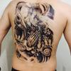 Wolf Large Tiger Dragon Full Back Tattoo Stickers Tattoo Sticker Waterproof Decal TemporaryTattoo