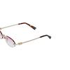 Miu Miu Gradient Design Oval Sunglasses Unisex sunglasses Gold SMUA54_EZVN_FE70O_C_051