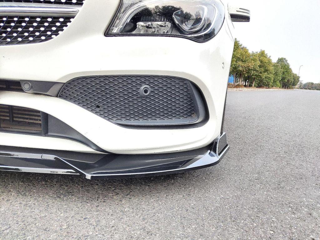 Compatible AMG Rear Spoiler & Brabus Front Lip Kit for 2013-2019 Mercedes-Benz CLA-Class W117