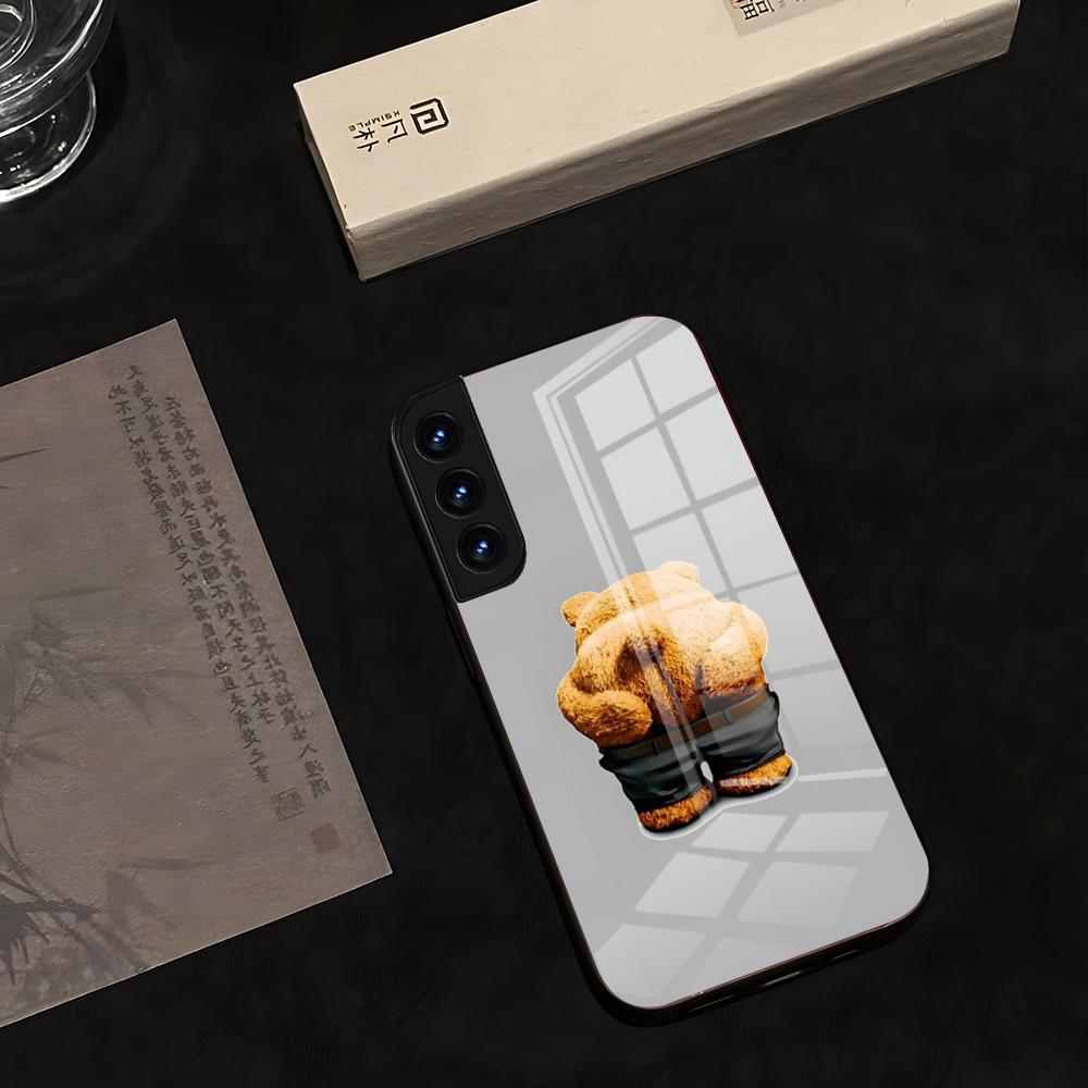 Ted Bear Movie Ted Kiss MY Butt Ass Phone Case 2025 Glass Hot For Samsung S 25 24 Ultra Creative Concept Plus 23 22 21 20 A 34 5