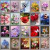 5D DIY Diamond Painting Beautiful Flowers Pictures Diamond Embroidery Cross Stitch Kit Full Rhinestone Mosaic Home Decor