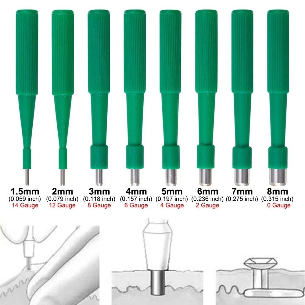 Stainless Steel Body Piercing Tool Ear Stud Dermal Piercing Tool Dermal Puncher Jewelry Tool