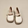 Кожаные туфли Мэри Джейн женские туфли на плоской подошве весенне-летние новые модели с юбками нежные маленькие кожаные туфли женская обувь