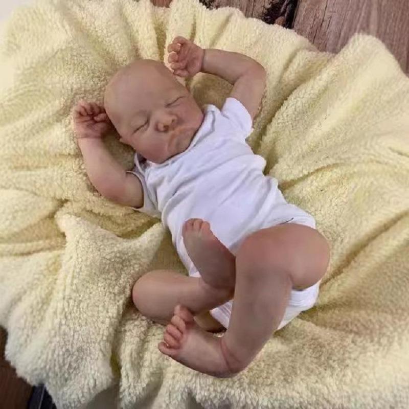 Куклы Reborn Baby Dolls Девочка 45 см 17,7 дюйма Реалистичные куклы новорожденных младенцев, которые выглядят как настоящие куклы, мягкое силиконовое виниловое тело