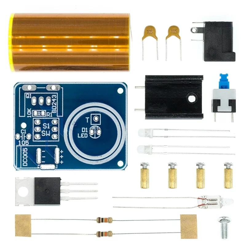 1 шт. BD243 Мини-катушка Теслы Комплект Магические Реквизиты DIY Детали Пустые Огни Технология Diy Электроника BD243C
