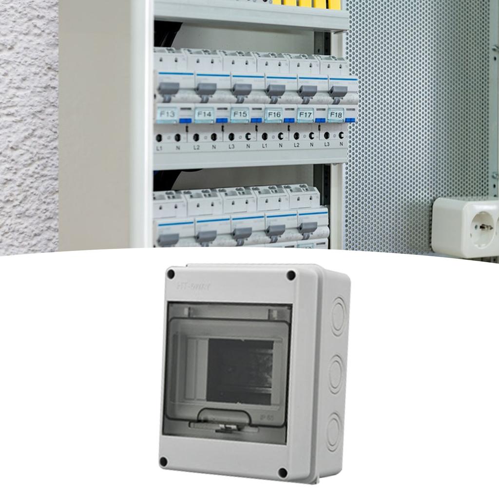 Distribution Protection Box Waterproof Windproof Circuit Breaker Box with Transparent Cover for Construction Machinery