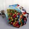 1pc Christmas Corgi Celebration Umbrella with Plastic Handle,Suitable for All Seasons Home Travel Outdoor UmbrellaDD223