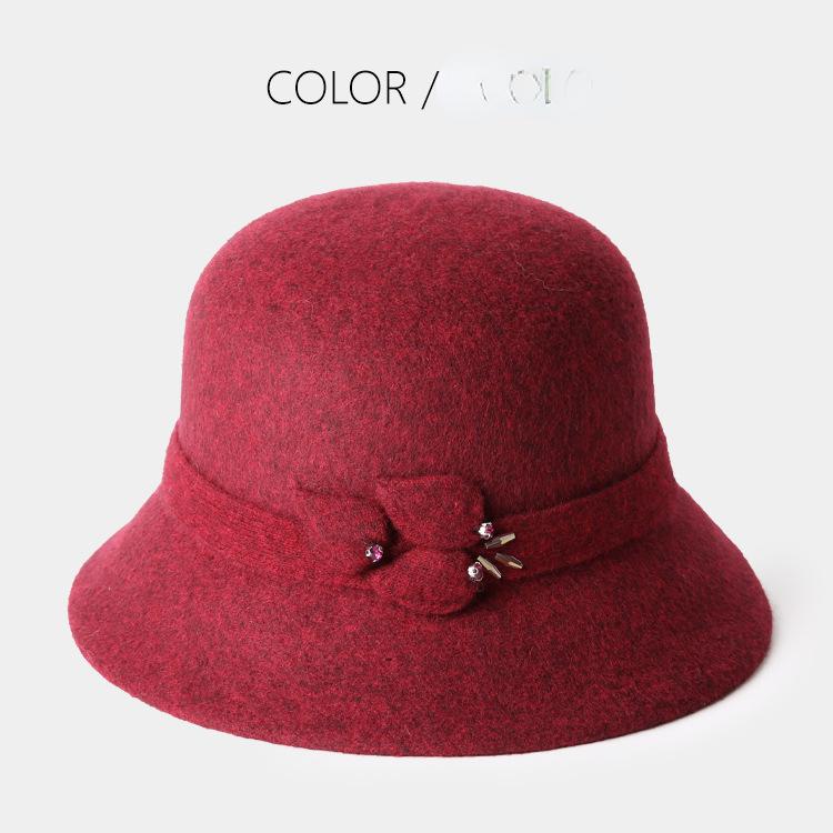 Корейская шерстяная шляпа для бассейна, женские осенне-зимние шапки, теплая шерстяная винтажная шляпа, женская шапка
