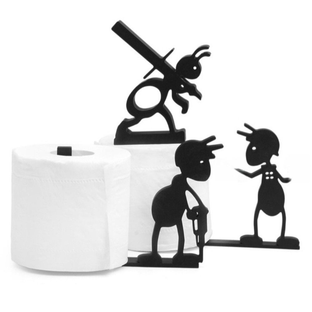 Minimalist Paper Holder Cute Ant Shape Paper Organizer New Desktop Tissue Rack Bedroom Use