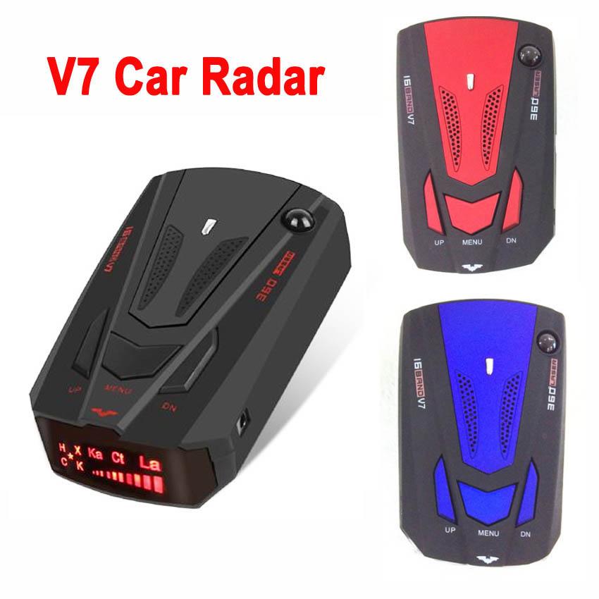 Автомобильный радар-детектор V7 Cobra 16-полосная GPS-камера с лазерным голосовым оповещением и контролем скорости