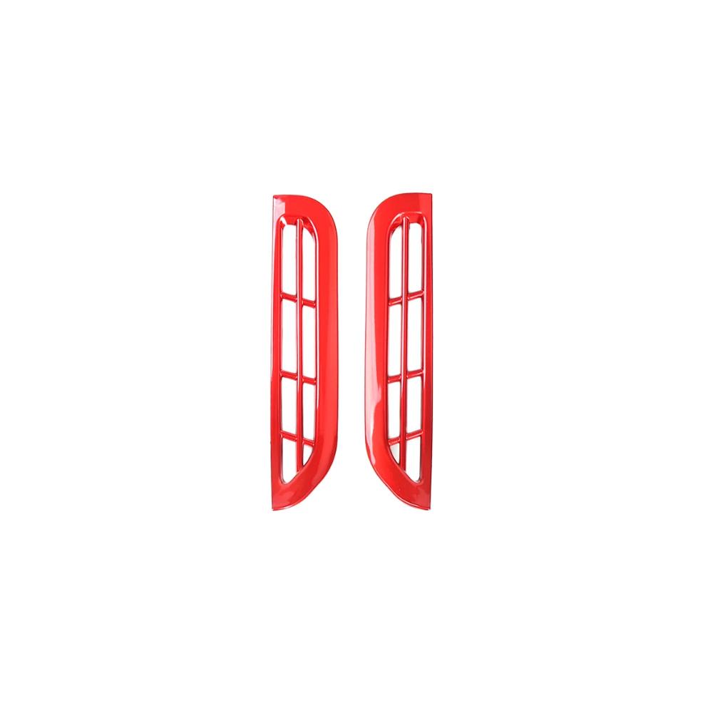 2PCS For Kia EV5 2024 2025 Left-hand drive Car Tuning Carbon Fiber Front Upper Vent Cover Trim Car Interior Accessories
