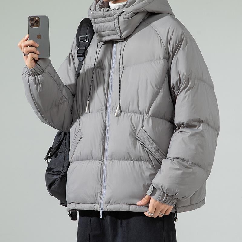 Autumn and Winter Down Jacket New Minimalist and High-end Men's 90 White Duck Down Casual Trend Fashion Versatile Jacket