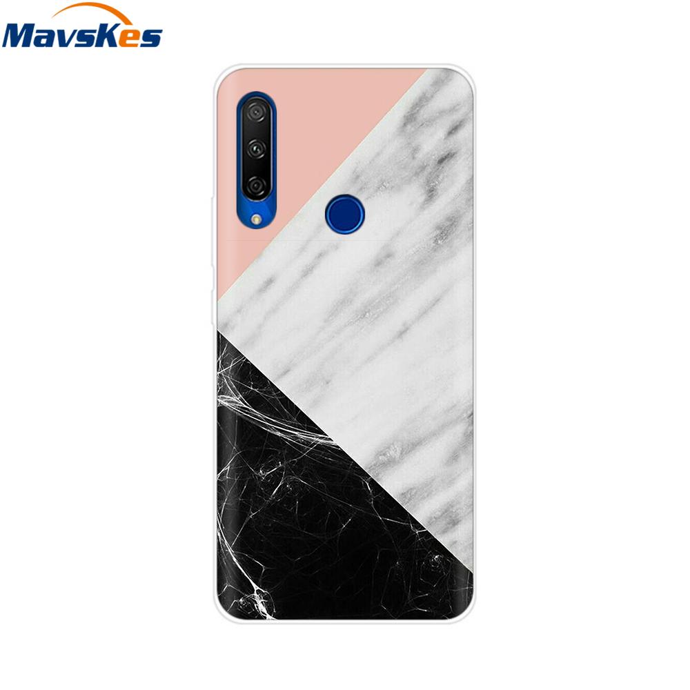 Крашеный чехол для Alcatel 1S 2020 5028Y 5028D Чехол Мягкий силиконовый чехол TPU Funda для Alcatel 1S 2020 Чехол Обложка Etui Бампер Coque